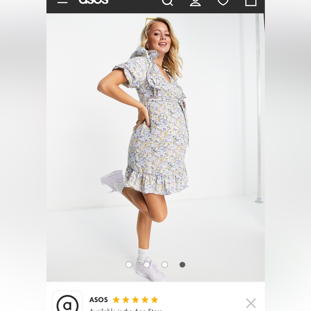 Asos maternity dress